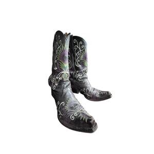 Vintage Tony Lama Cowboy Boots Size 8.5